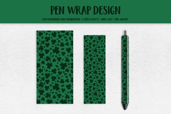 Download St Patricks Day Leopard Pen Wrap PNG - Leopard Collection