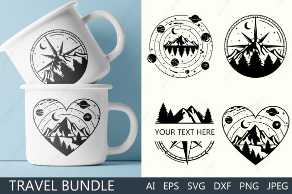 Download Travel Svg Bundle, Camping Shirt Design - Bundle Collection