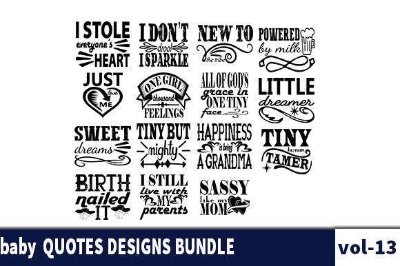 Download 15 BABY  Designs Bundle - Bundle Collection
