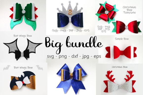 Download Huge Bundle Bow Template SVG, PNG - Bundle Collection