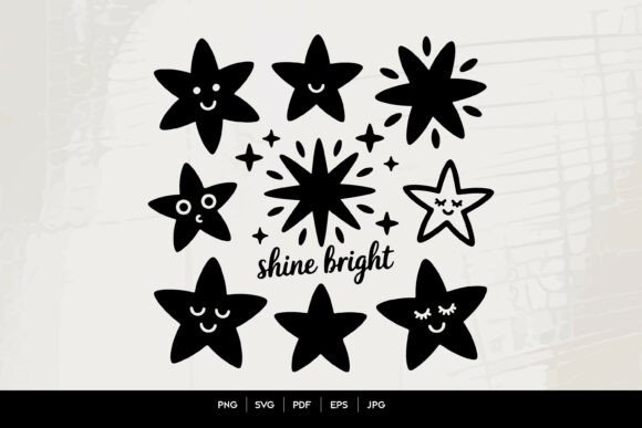 Download Shine Bright Star SVG Bundle - Bundle Collection
