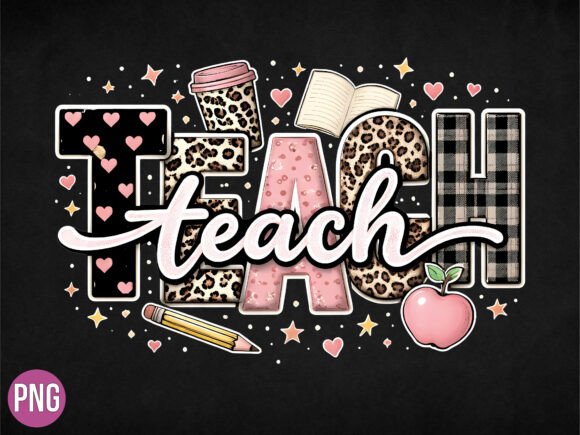 Download Leopard Teach Rainbow School Teacher PNG - Leopard Collection