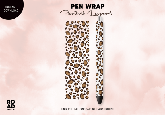 Download American Football Leopard Pen Wrap - Leopard Collection