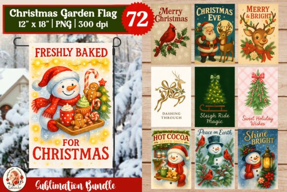 Download Christmas Garden Flag Bundle - Bundle Collection