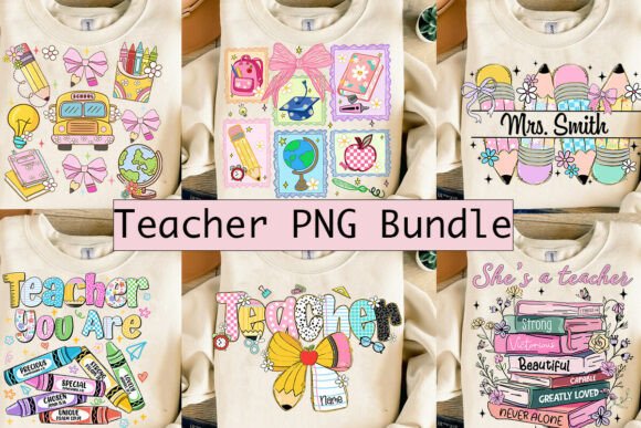 Download Preppy Teacher Back to School PNG Bundle - Bundle Collection