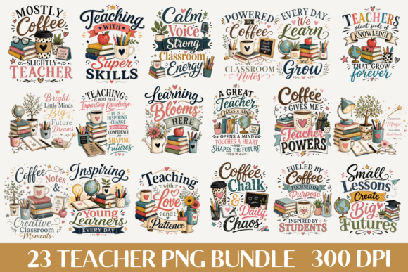 Download Teacher PNG Bundle, Teacher Coffee Png - Bundle Collection