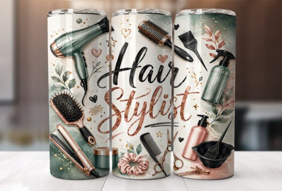 Download Hair Stylist 20oz Tumbler Wrap PNG - Tumbler wrap png Collection