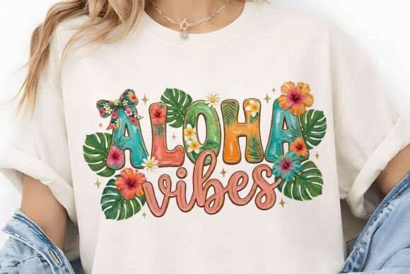 Download Aloha Vibes Tropical Sublimation PNG - Tropical sublimation Collection
