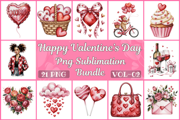 Download Valentine PNG Sublimation Bundle - Bundle Collection