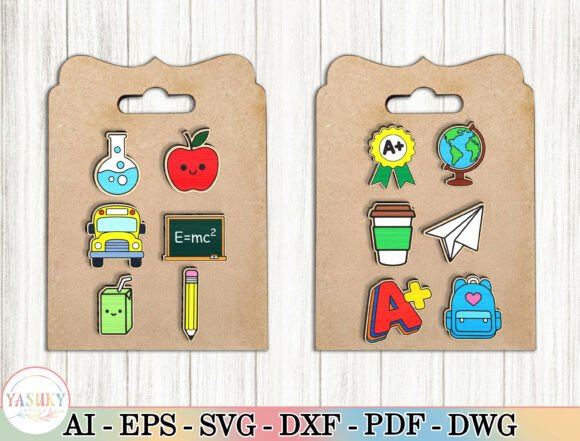 Download Back to School Stud Earrings SVG Bundle - Bundle Collection