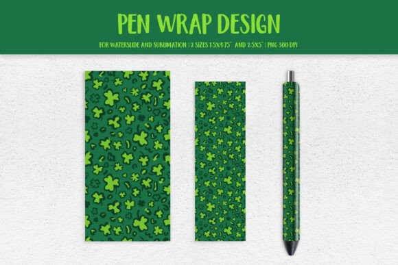 Download St Patricks Day Leopard Pen Wrap Sublima - Leopard Collection